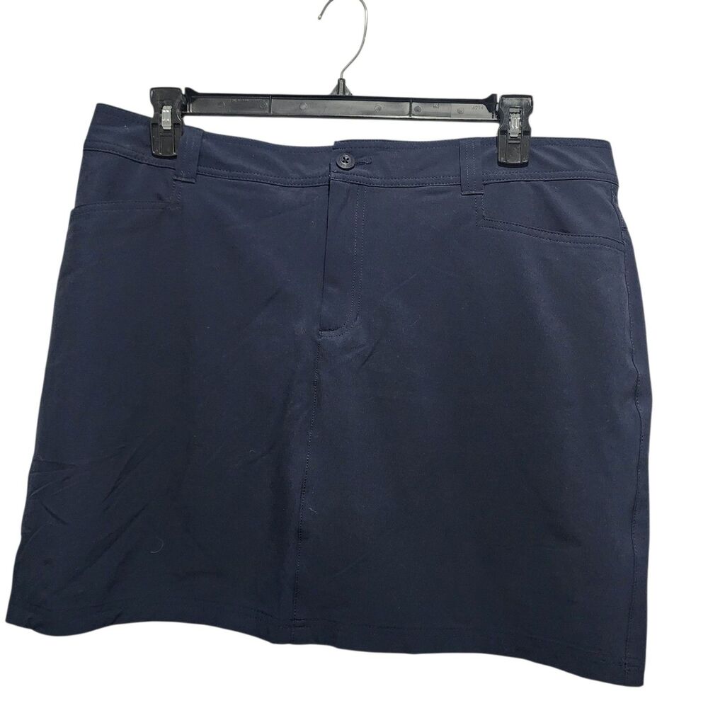 Eddie Bauer‎ Women's Navy Skort Size 16 Golf Hiking Active Stretch Skirt